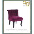 French Style Mini Velvet Sofa Chair for Living Room